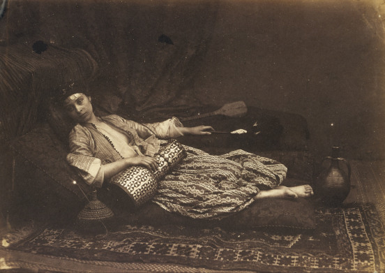 Leżąca odaliska, Roger Fenton, 1858, Metropolitan Museum of Art. 