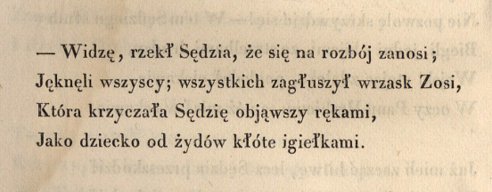Adam Mickiewicz, Pan Tadeusz czyli Ostatni zajazd na Litwie. T. 2, Paryż 1838.