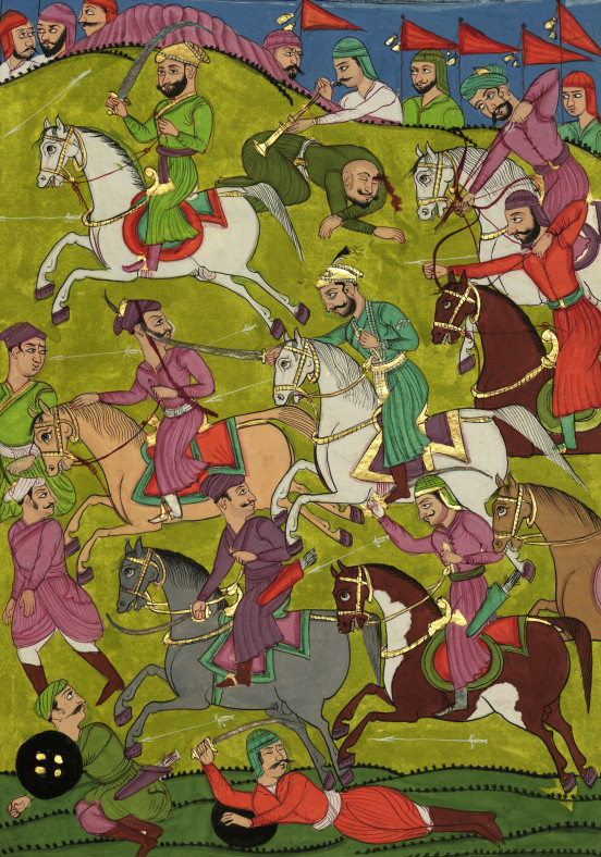 Wojna Dżahandara ze zbuntowanym generałem Bahramem Chanem. 