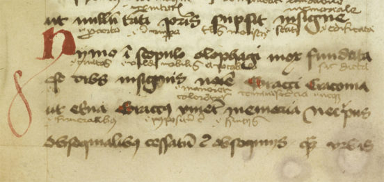 Początek historii o Wandzie w rękopisie z Chronica Polonorum Kadłubka z XV w. (tzw. Kodeks Stanisława Augusta, BN Rps 3376 II).