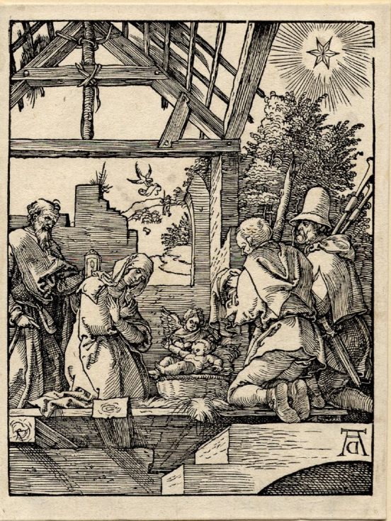 Pokłon Pasterzy z Małej Pasji Albrechta Dürera (British Museum, nr inw. E,2.226)