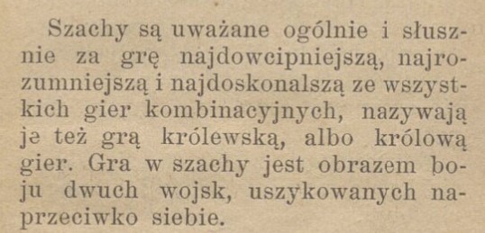 Z. Kamiński, Gra w szachy, Warszawa 1917, s. 3