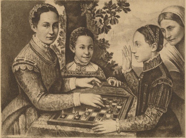 Partia szachów, Anguissola Sofonisba
