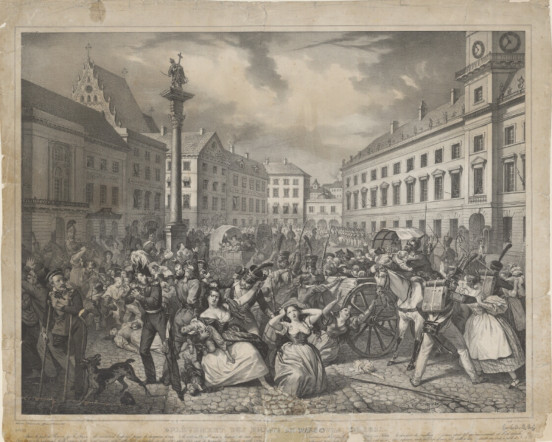 Enlèvement des enfans [!] à Varsovie en 1831 : Après la prise de Varsovie par les Russes